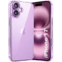 iPhone 17 | Shockproof Design | Hard Back Cover Case for iPhone 17 (PC & TPU, Transparent)